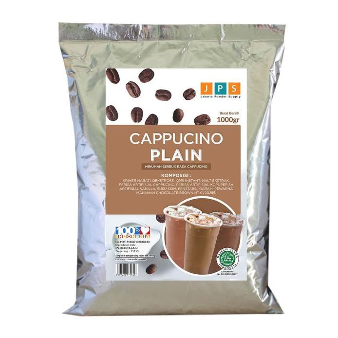 

BUBUK MINUMAN 1 KG CAPPUCINO CAPPUCCINO KOPI JPS PLAIN TANPA GULA