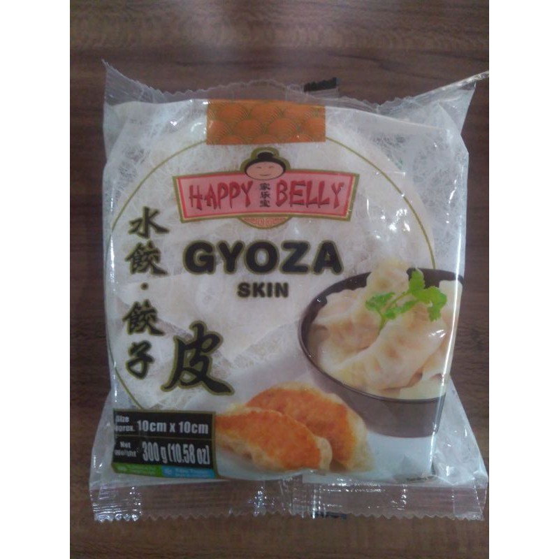 

Happybelly gyoza skin 300gr Halal