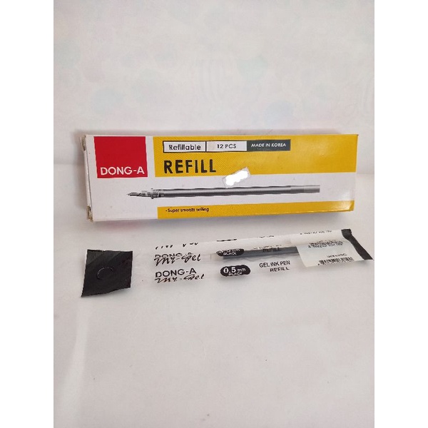 

REFILL My-Gel Dong-A 0,5mm Black/Hitam (1pcs)