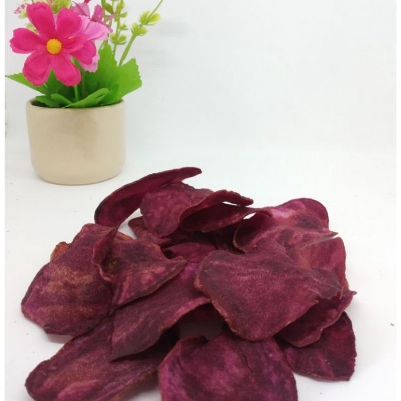 

Kripik Ubi Unggu Whole Chips Purple Ube 150 Gram