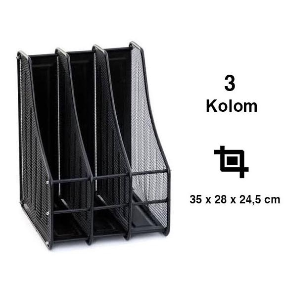 

Office & Stationery | Document Organizer | Box File Besi / Magazine Tray / Box File / Magazine Tray 3 Kolom | Best Seller