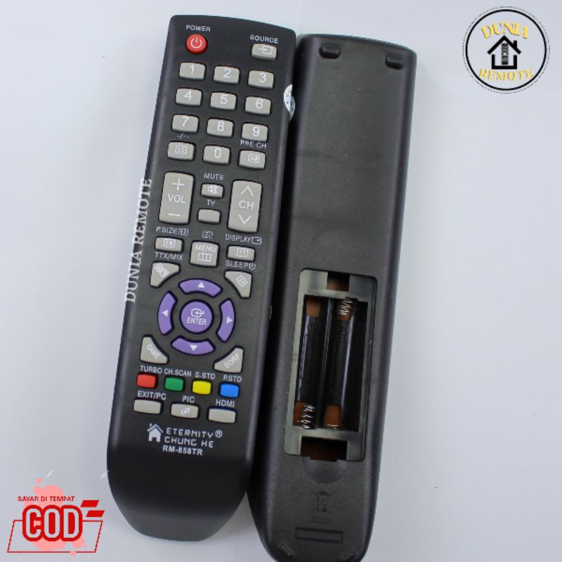 REMOT /  REMOTE SAMSUNG TV TABUNG SLIM FLAT tanpa setting