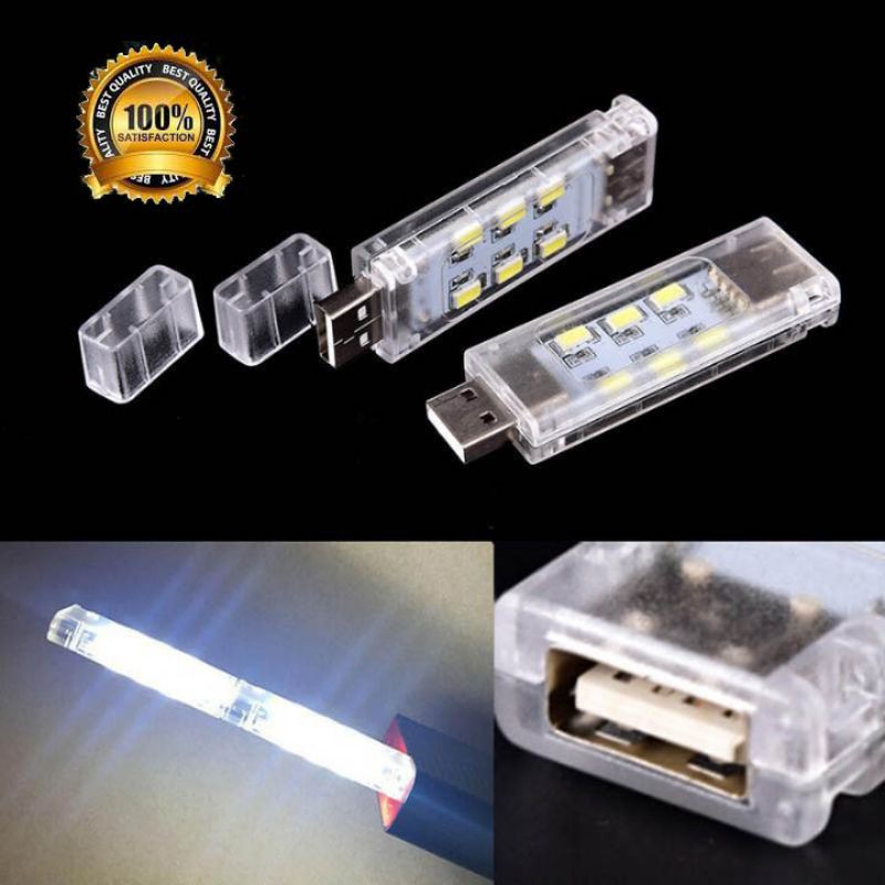 Led usb 12 mata led lampu darurat / lampu tidur / lampu camping