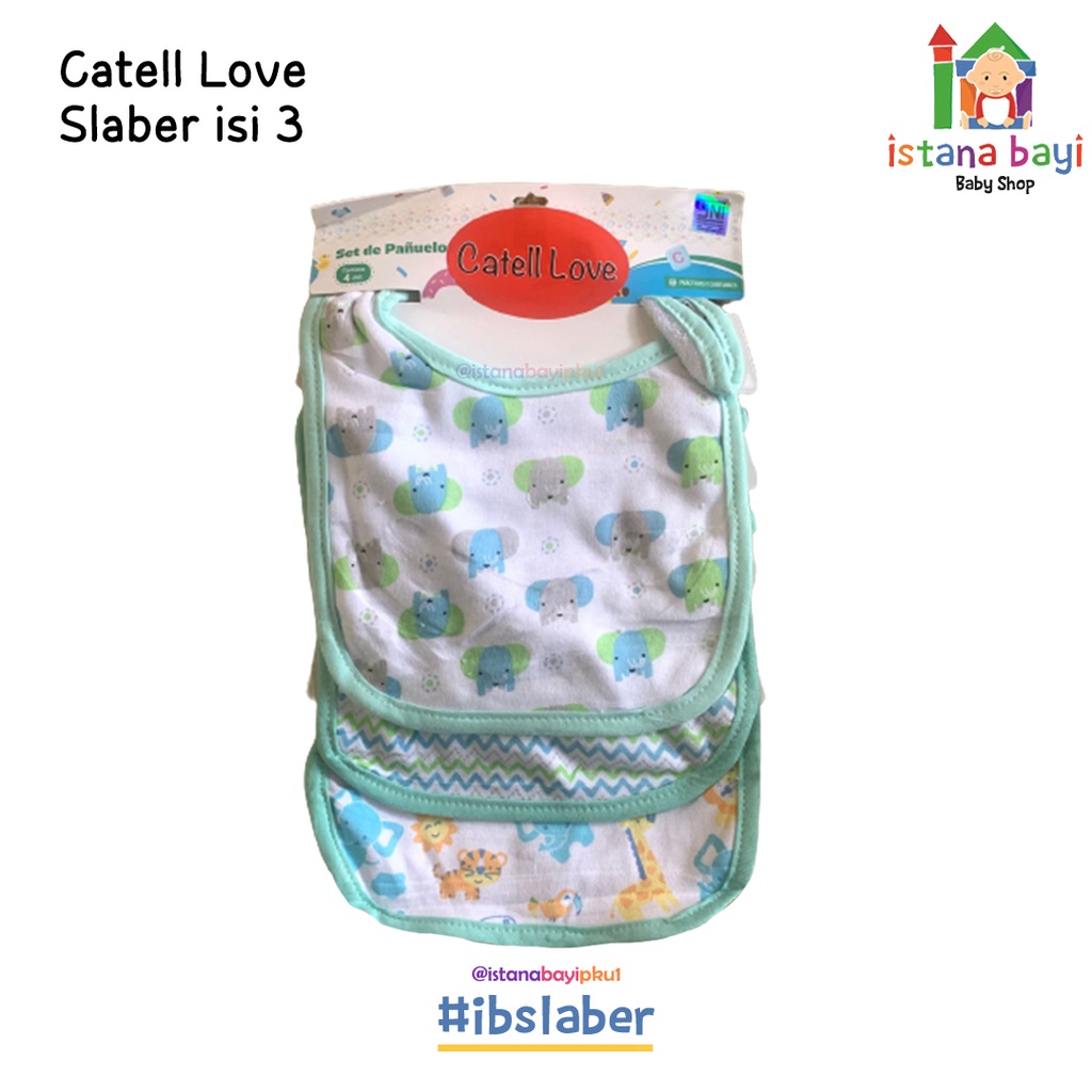 Catell Love Slaber 5in1 / 3in1 boy &amp; Girl - Celemek Bayi