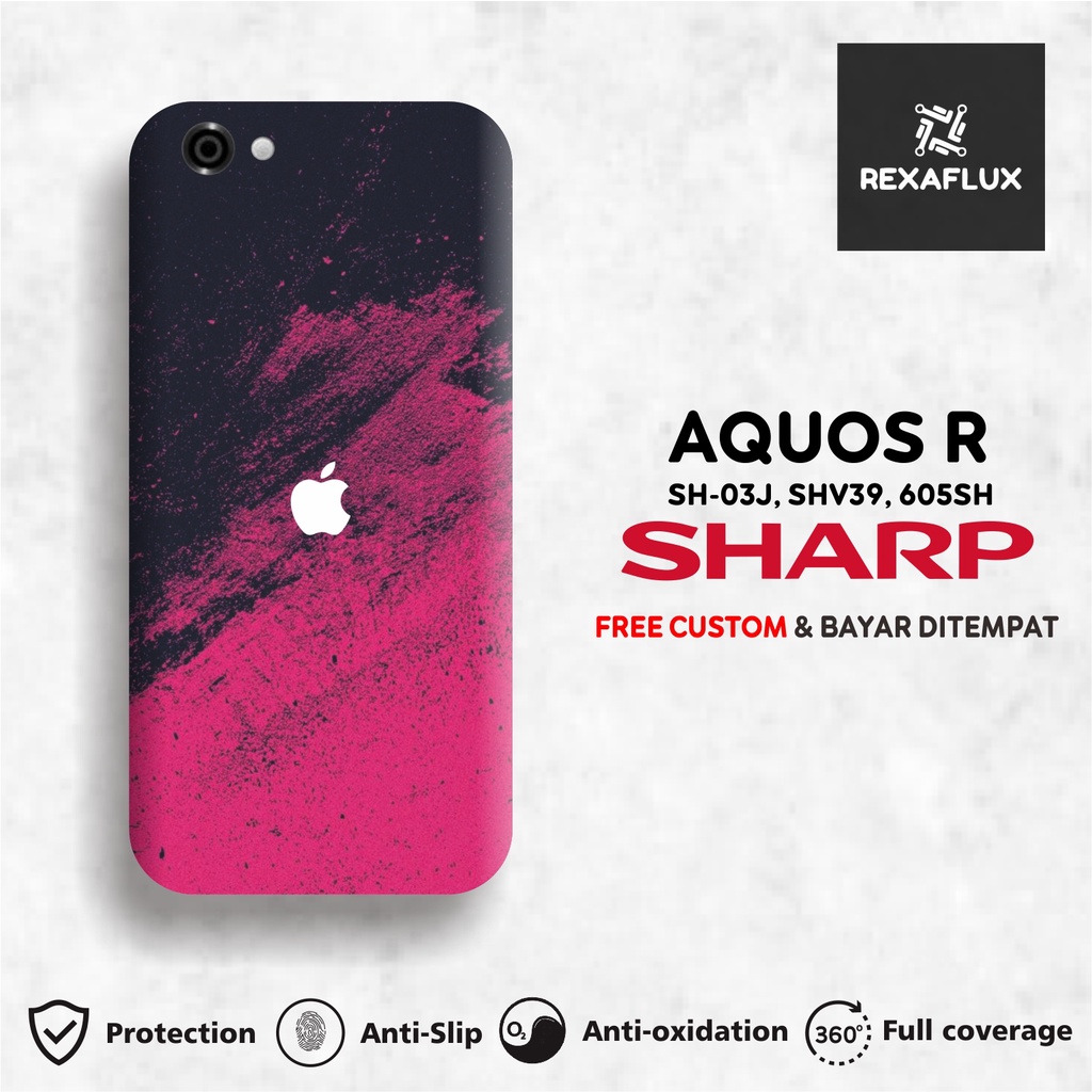 *2PCS* SHARP Aquos R Garskin Case/Stiker Protector Free Customs & COD