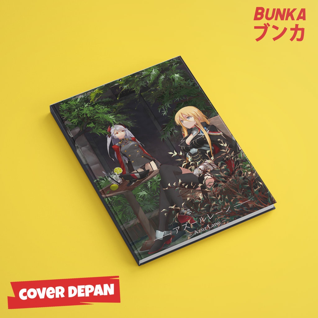 

Notebook Anime Azur Lane Green Hardcover A5 Buku Tulis Catatan Notes Agenda Planner Jurnal