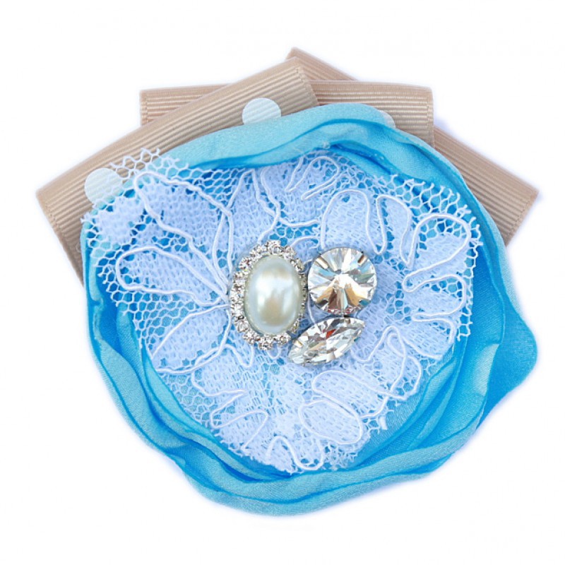 Pita Single Sophia Hairclip - Baby Blue