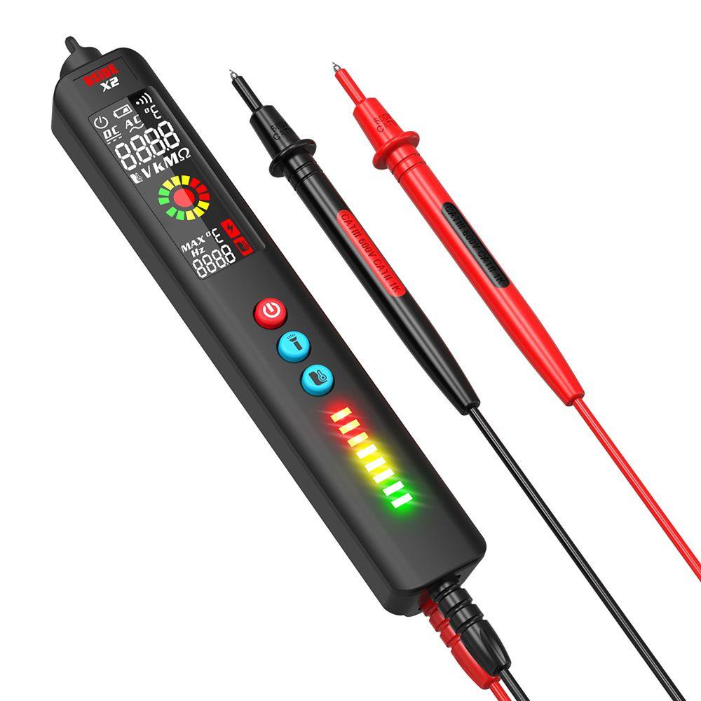 Solighter Smart Digital Multimeter BSIDE X2 Senter LED DC AC Voltage Detector Pen