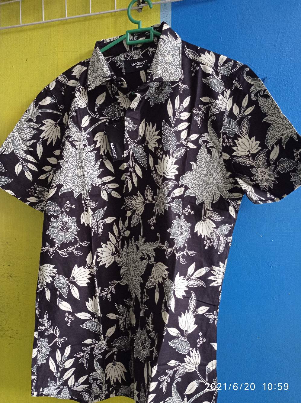 Maginot Kemeja Batik Pria Asoka-ss Lengan Pendek