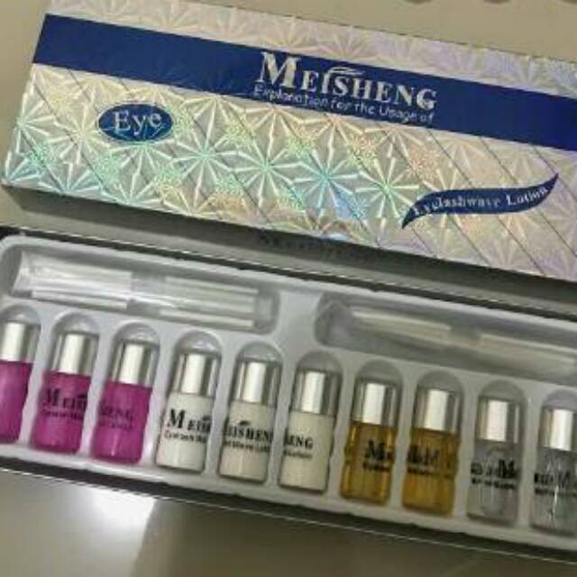 Lash lift kit 1set MEISHENG / obat keriting bulu mata