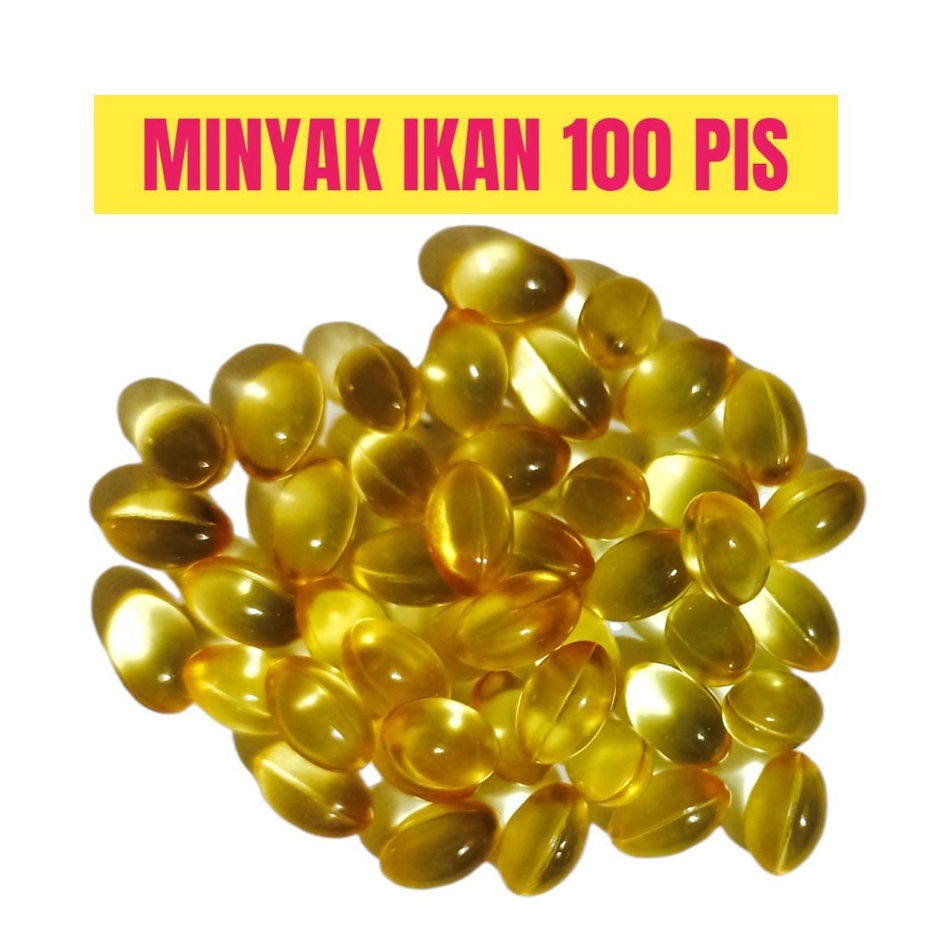 Fish Oil Vitamin Minyak Ikan 100 PCS Untuk Anjing Kucing Cat Dog