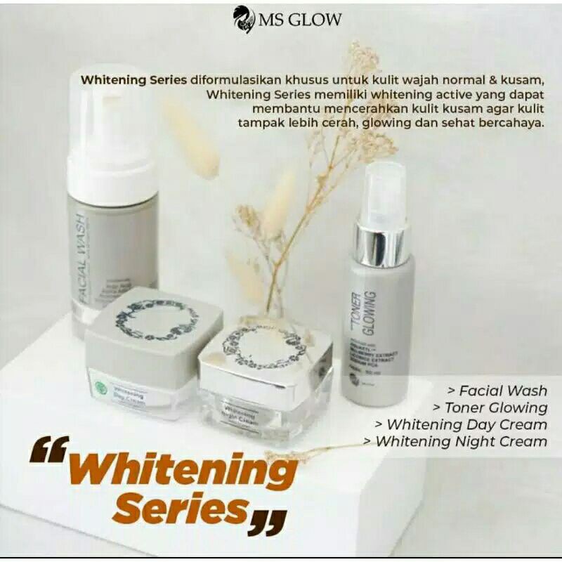 ms glow whitening series