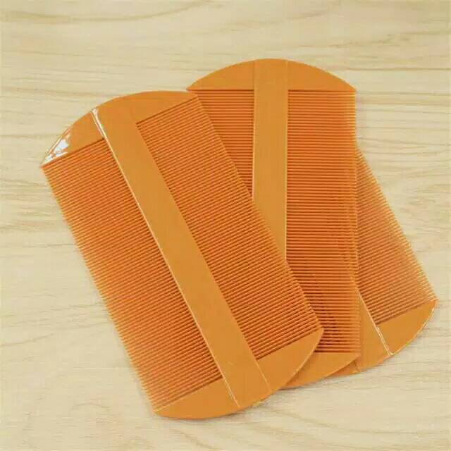 SERIT KUTU RAMBUT ORANGE/ SISIR KUTU RAMBUT PLASTIK ORANGE/ SISIR SERIT KUTU RAMBUT PLASTIK ORANGE PER PCS