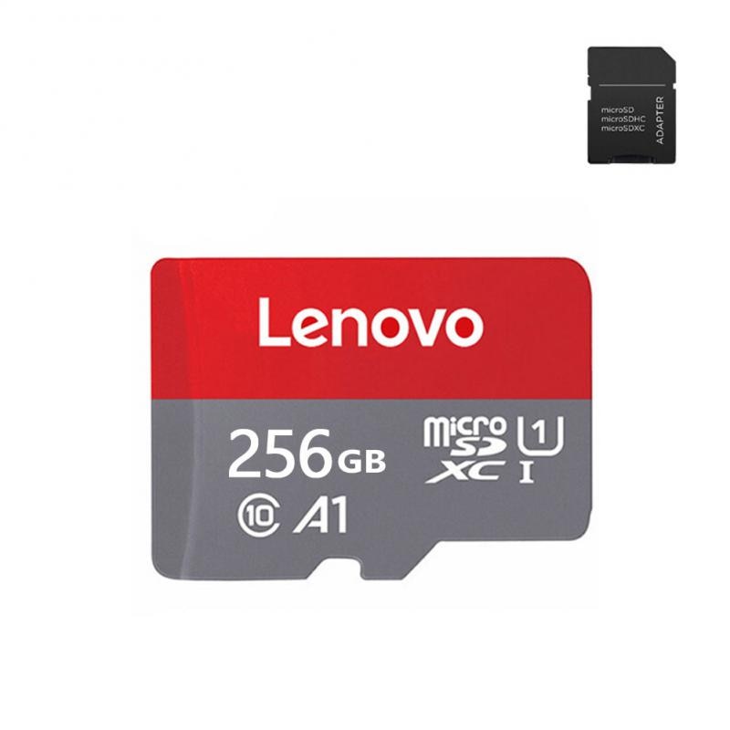 Lenovo 512GB Kartu Memori TF SD Flash Kecepatan Tinggi 128GB 256GB