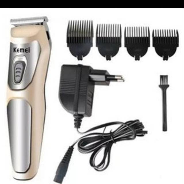 Clipper Kemei KM-5050 Alat Mesin Cukur Jenggot, Kumis Dan Rambut Sistem Cas