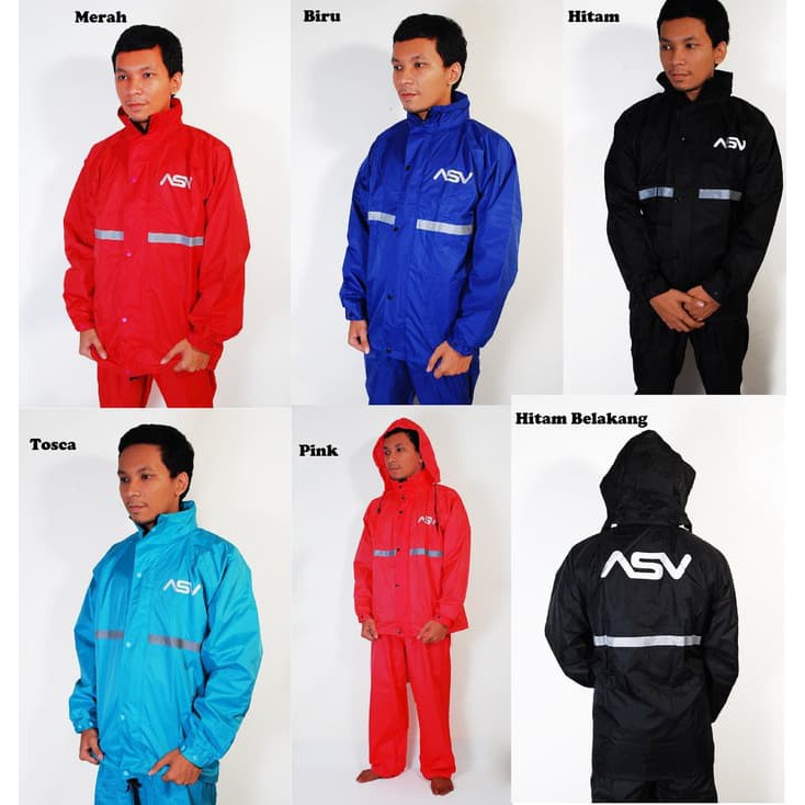 Terlaris Kualitas Terbaik Jas Hujan Asv 3 Bahan Parasut Jaket Celana Hujan Motor Model Axio 2017 Shopee Indonesia