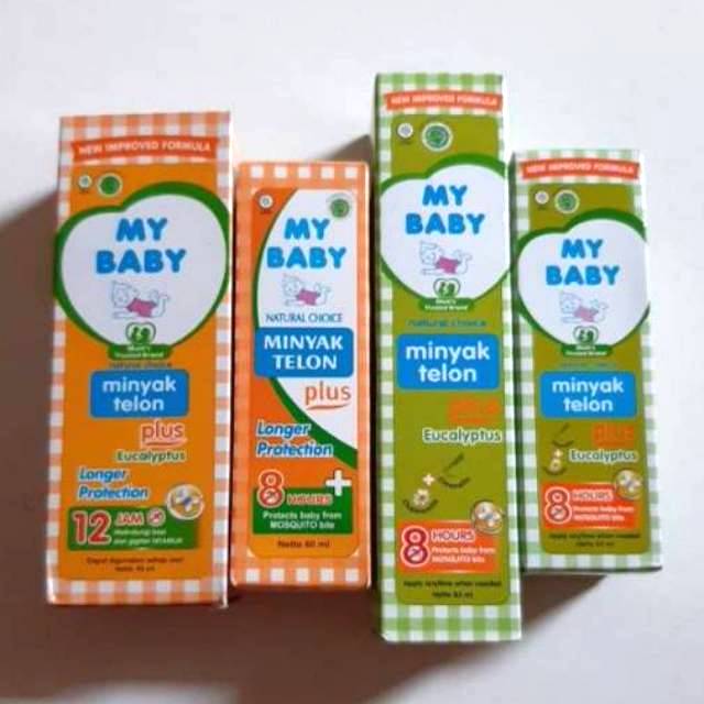 Minyak telon my baby 90 ml longer protection 12 jam / 85 ml 8 jam