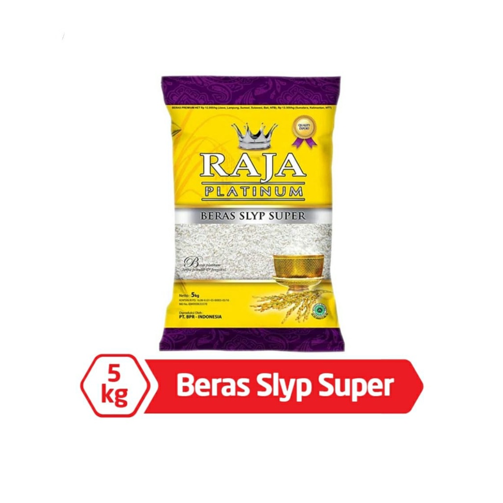 

Beras Raja platinum slyp super 5kg