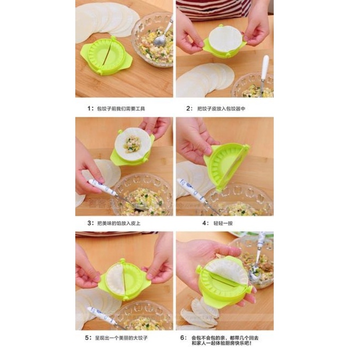 Cetakan Dumpling Gyoza Pempek Alat Pembuat Molding / Cetakan Pangsit / Alat Pencetak Pastel Simple