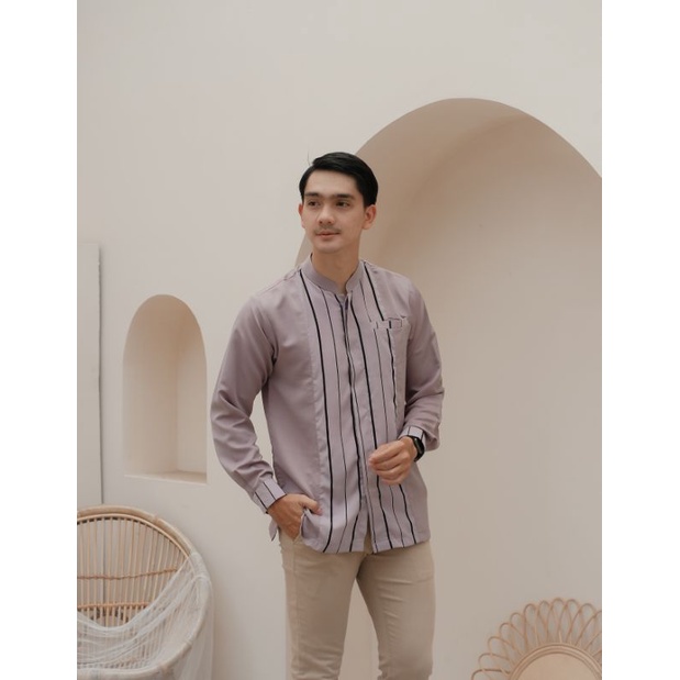 Baju Couple Muslim Haya Salur Bukan Baju Hamil