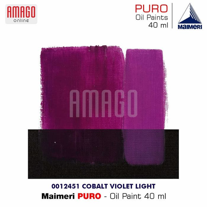 MAIMERI PURO - OIL PAINT - COBALT VIOLET LIGHT - 40ML - M0012451
