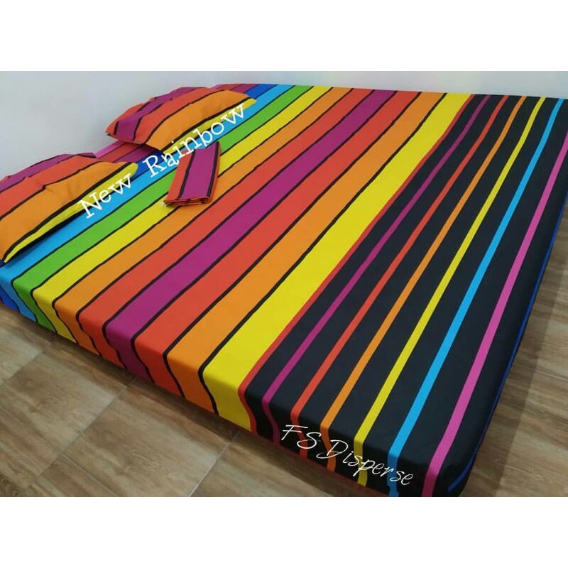 GROSIR SEPREI HOMEMADE Motif New Rainbow Murah Berkualitas GROSIR SEPREI HOMEMADE Motif New Rainbow Murah Berkualitas
