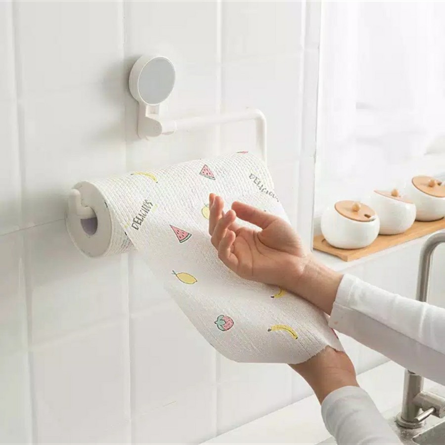 KERTAS TISSUE ROLL NYERAP MINYAK LEMBUT PEMBERSIH ALAT DAPUR REUSEABLE