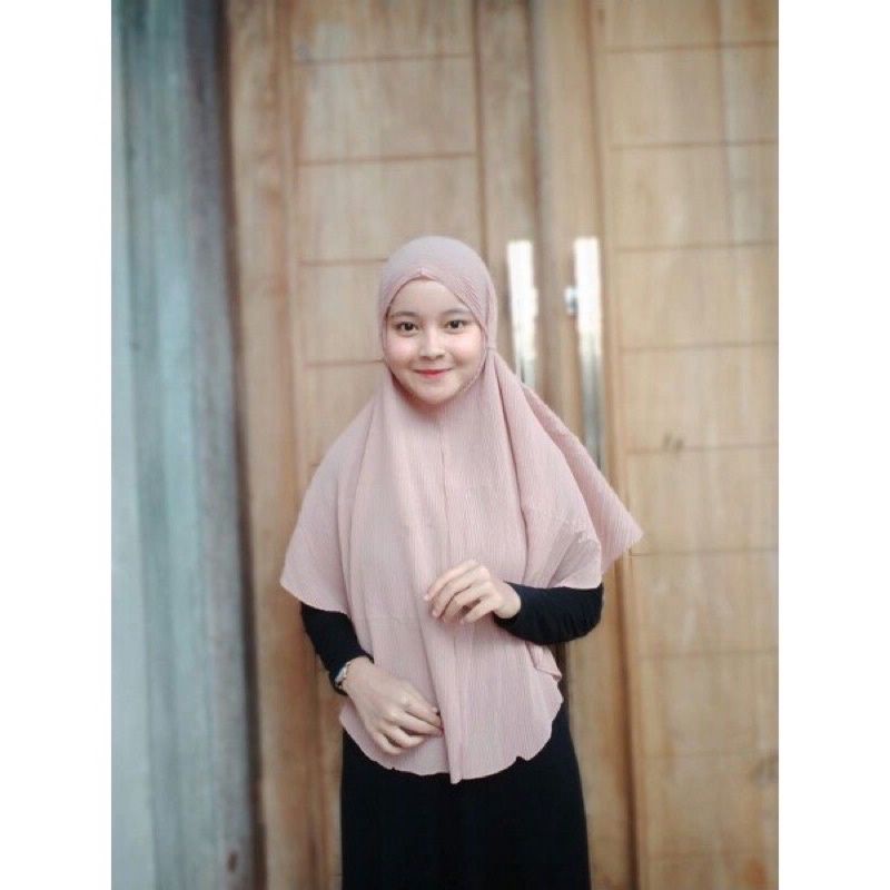 JILBAB BERGO MARYAM PLISKET FULL / BERGO MARYAM PLISKET LIDI PREMIUM-2