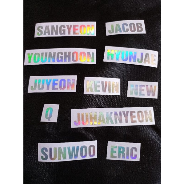 

THE BOYZ - Sticker Hologram Nama Member