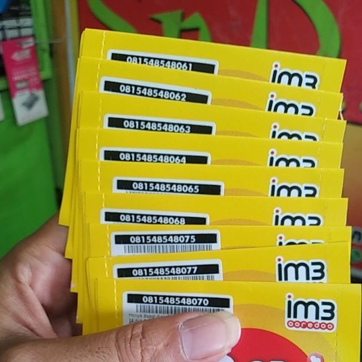 Kartu Perdana Nomor Cantik Indosat Ooredoo seri kembar 081 548 548 xxx