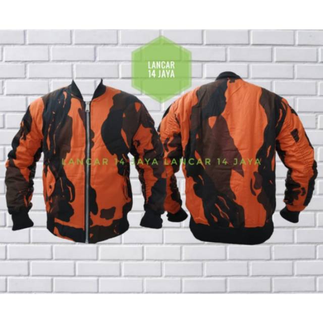 Jaket Pria Bomber Pemuda Pancasila Jaket Loreng Pemuda pancasila