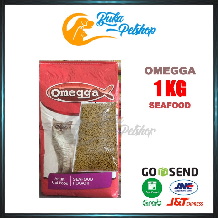 Makanan Kucing OMEGA SEAFOOD 1KG