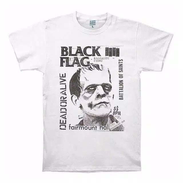 Kaos Band Black Flag Original Gildan