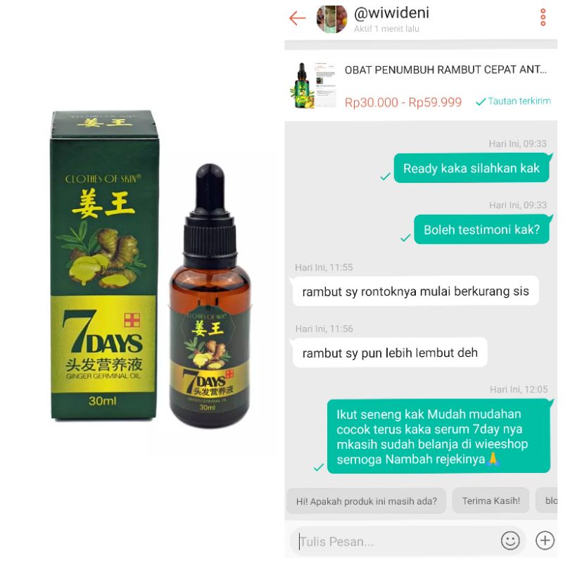 PENUMBUH RAMBUT BOTAK DAN RONTOK PRIA ANAK BAYI CEPAT SERUM ESSENCE Penghitam Uban Penyubur Original