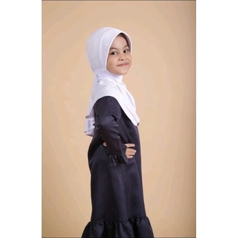 Jilbab instant/hijab/Serut ANAK Polos almadinah/ Daily Serut Anak Jilbab Jersey premium/ Kerudung Instand Hijab Adiba