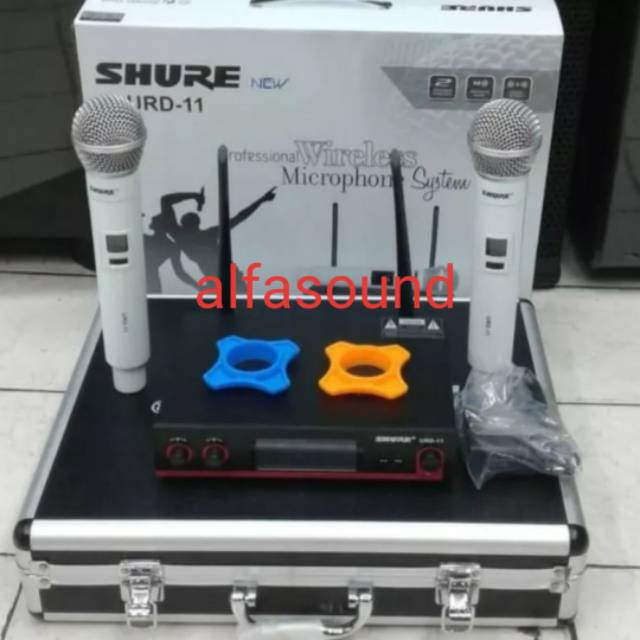 Mic Wireless Shure URD-11 Microphone URD11 Bonus Hardcase