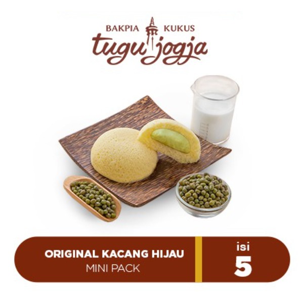 

Bakpia Jogja Kukus Tugu Original Kacang Hijau
