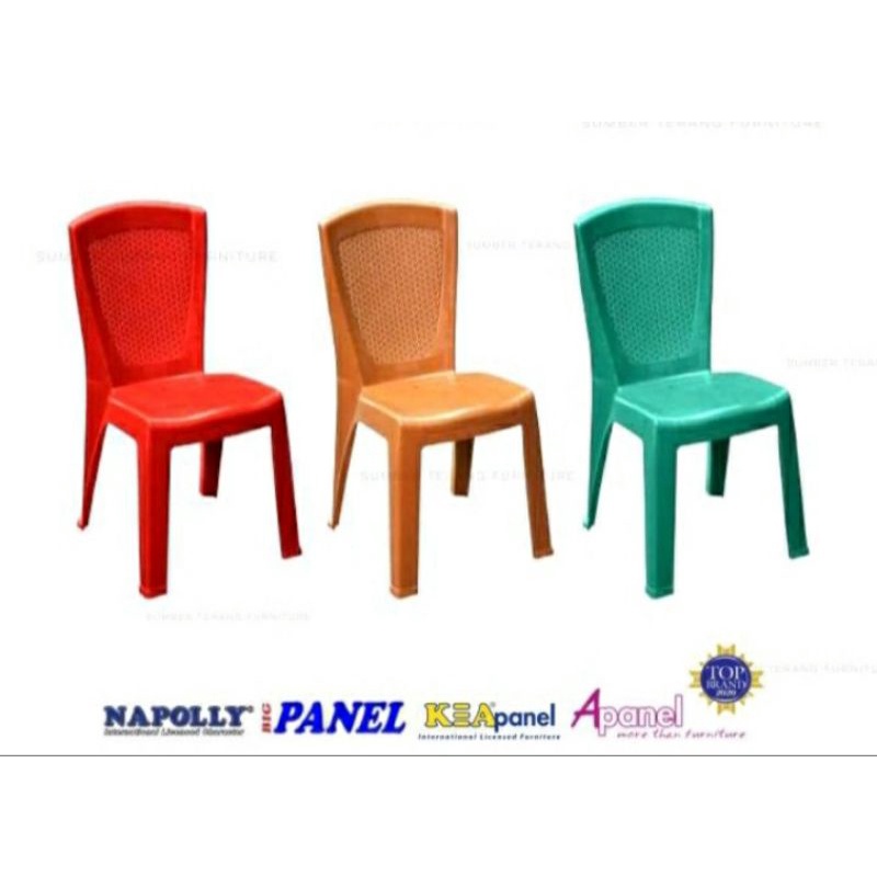 Kursi sandar plastik napolly