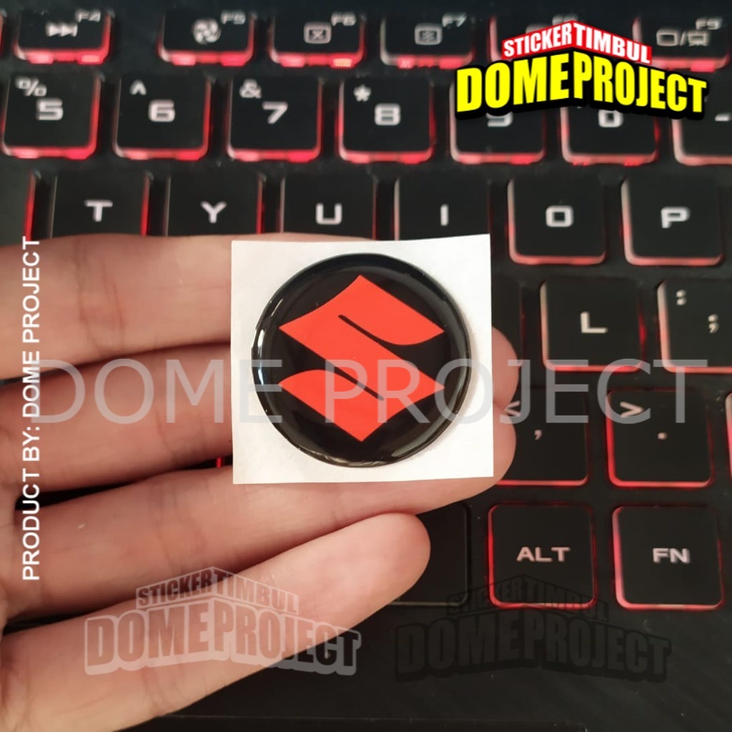 STIKER MOTOR EMBLEM 3D LOGO SUZUKI KALIPER REM AKSESORIS YAMAHA HONDA SUZUZI KAWASAKI AESTHETIC KEREN