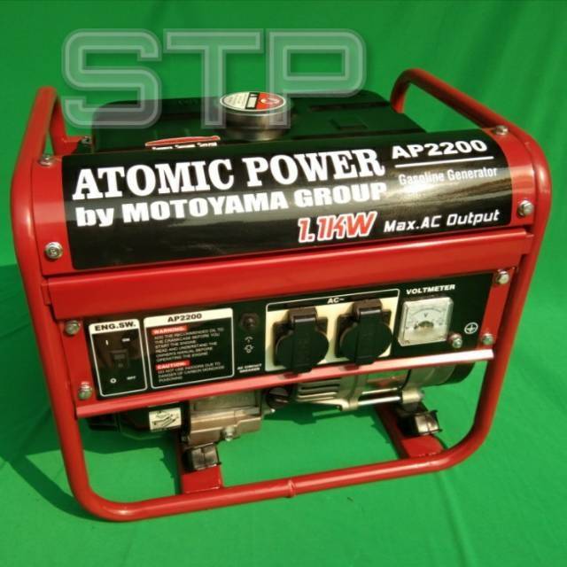 GENERATOR GENSET 1000 WATT 4 TAK ATOMIC POWER AP-2200