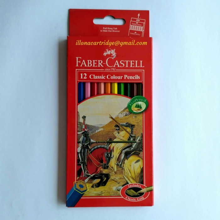 

Berkualitas Pensil Warna Faber-Castell (12)Classic Colour Original Berkualitas