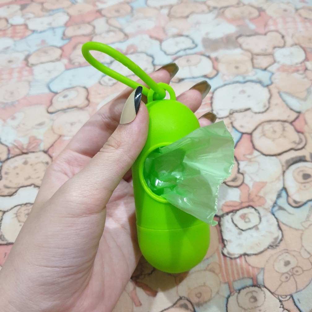 Dispenser Plastik Poop Kucing Anjing Roll Untuk Bungkus Kotoran Random