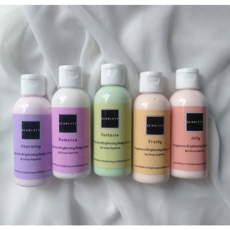 SCARLETT WHITENING BODY LOTION 60ML SHARE IN JAR (ORIGINAL 100 %)