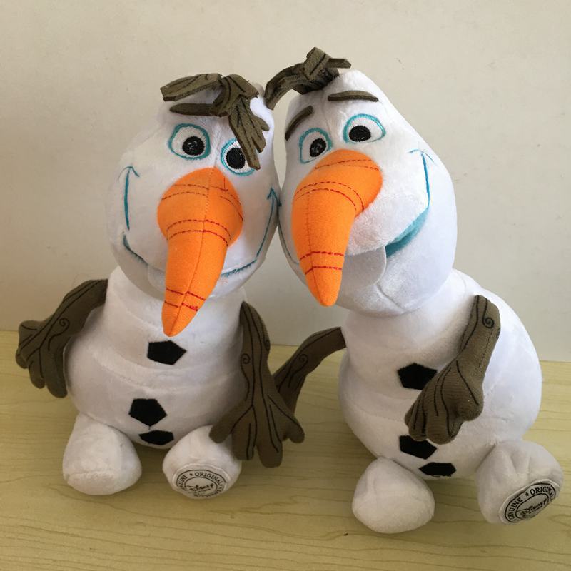 Mainan Boneka Plush Disney Frozen Fever Elsa Anna Stuff Snowman Lizard 50cm Untuk Anak Perempuan