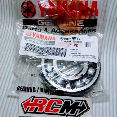 LAKER LEHER BEARING KRUK AS KANAN MIO NOUVO UKURAN 6305 ORI ORIGINAL YAMAHA YGP ASLI 93306-305X7