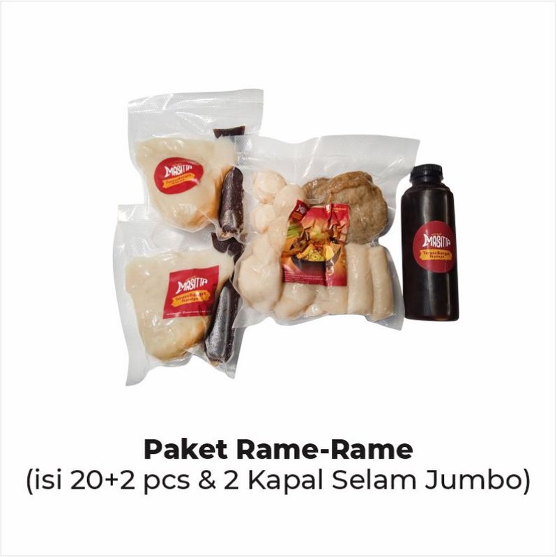 

Pempek Palembang Masitta BIG SIZE RAMERAME