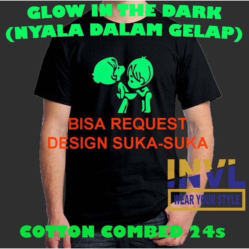 KAOS CUSTOM GLOW IN THE DARK