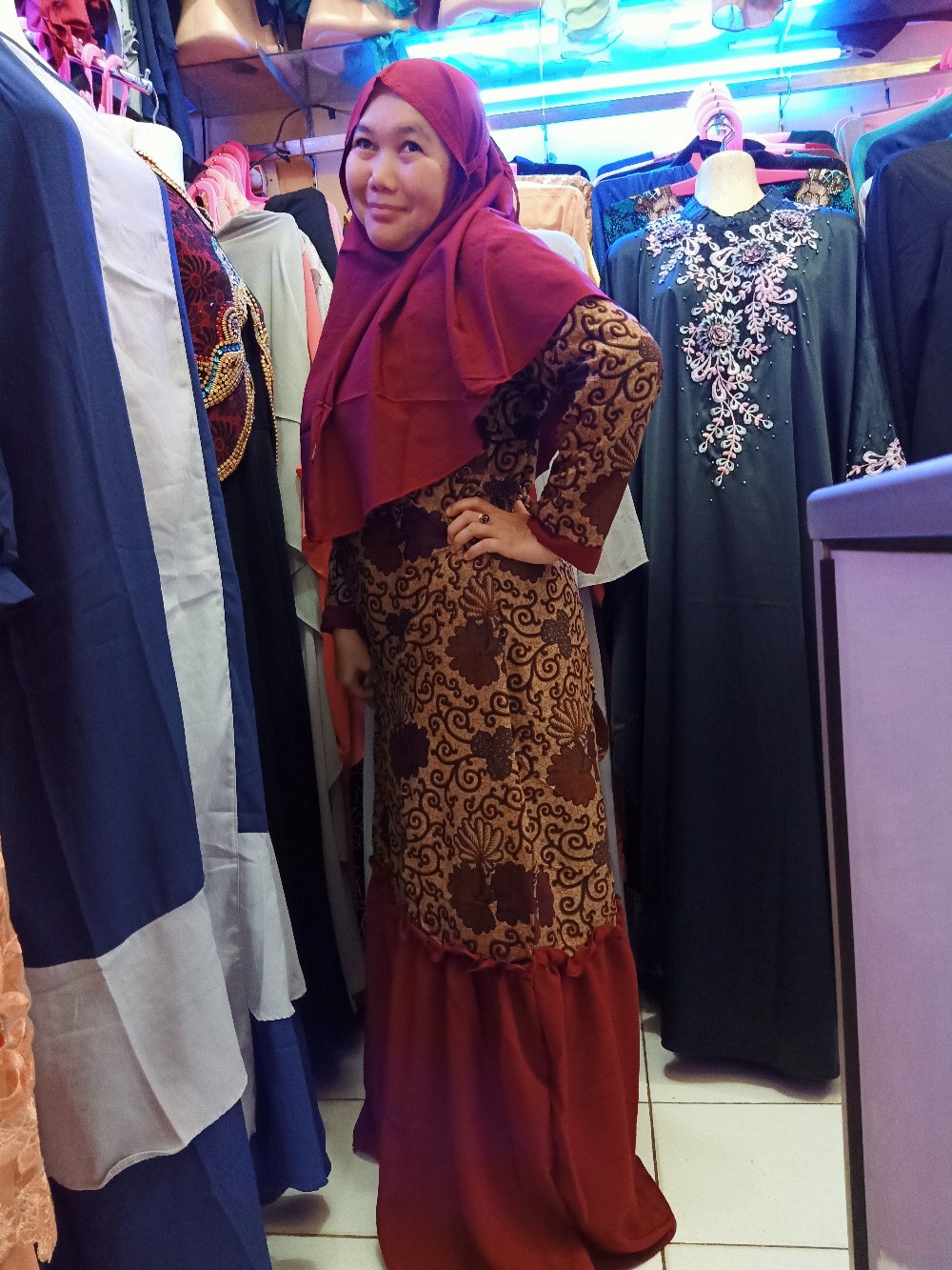 Batik Gamis Seragam Batik Pekalongan