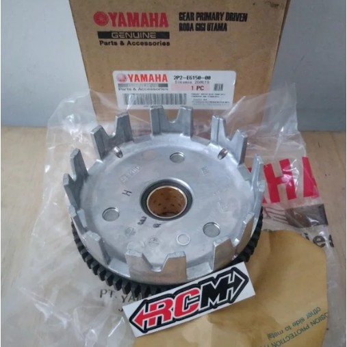 RONSEL RONGSEL PRIMARY DRIVEN GEAR GER RUMAH KAMPAS COPLING KOPLING JUPITER Z BURHAN CEGUK GUWEK VEGA R NEW ORI ORIGINAL YAMAHA YGP ASLI 2P2-E6150-00