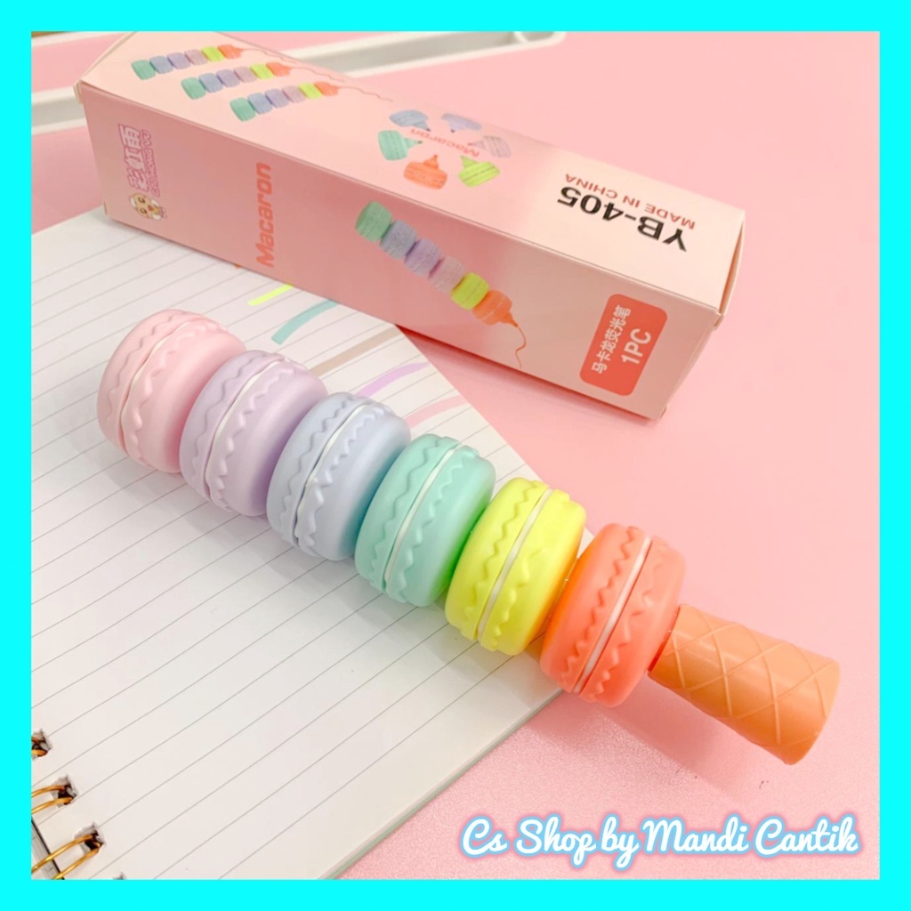 

Stabilo Model Macaron 1 set Isi 5 pcs Hightlighter Macaron Unik Murah